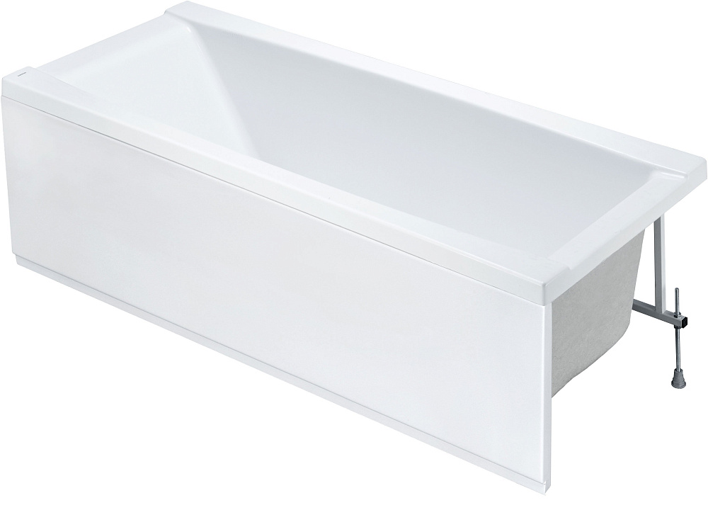 Акриловая ванна Santek Санторини 160x70 см, с каркасом, со сливом ...